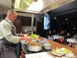 Cooking Demonstration at the Key Room, Novato CA