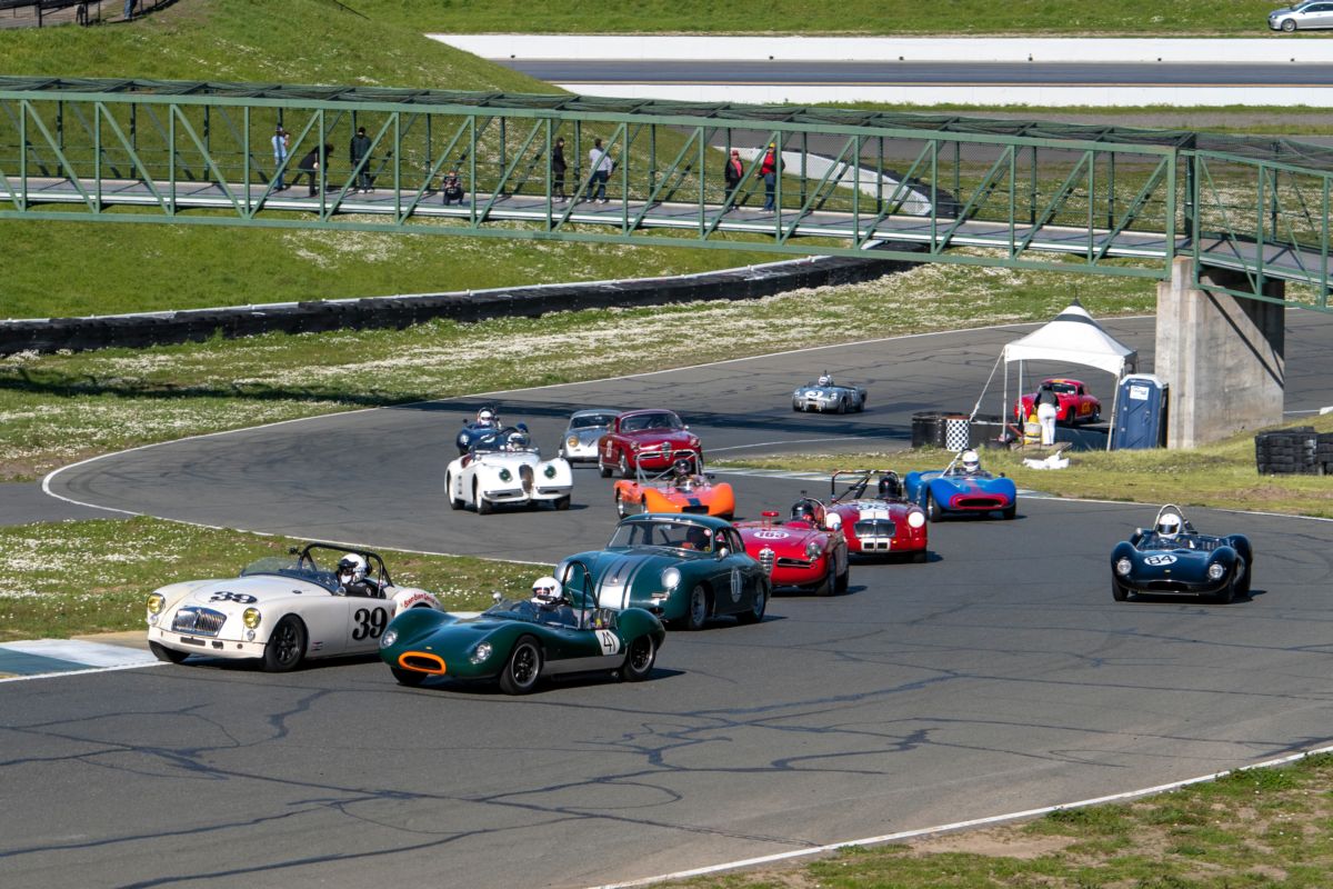 Sonoma Raceway vintage cars racing