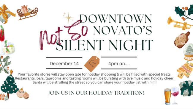 Downtown Novato Not So Silent Night 2024